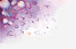 紫色梦幻花瓣节日背景素材