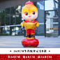 春节元旦新年卡通蛇雕塑玻璃钢2025蛇年吉祥物商场售楼部美陈摆件-淘宝网