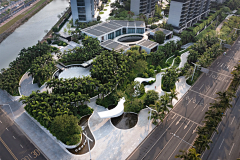 专业甲方采集到示范区前场