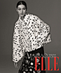 刘雯登《Elle》2014年9月刊(上半月)封面