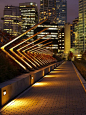 Pedestrian Pathway Lighting and Architecture by Jill Anholt