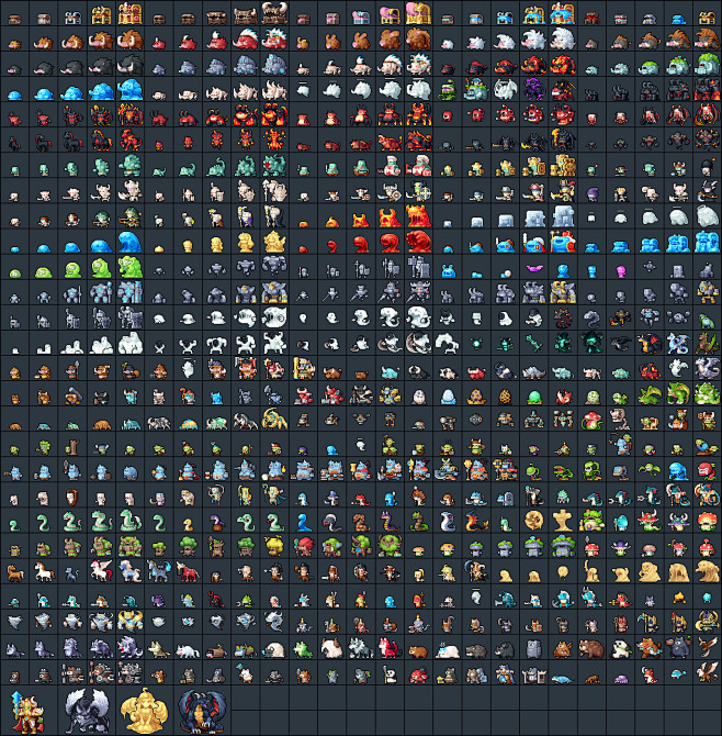Pixel monster-怪物百科, ...