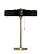 Revolve Table Lamp Brass & Matte Black