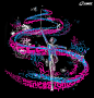 2012伦敦奥运主题文字体育人物插画 | 火星网－中国领先的数字艺术门户