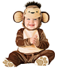 预订美国 超可爱 宝宝角色 卡通服装 小猴子 万圣节