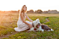 Portrait of a girl with a dog by DenisGoncharov on DeviantArt
