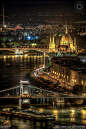 匈牙利 - 布達佩斯 #夜景##城市#