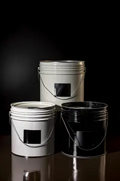 油漆桶涂料桶包装样机模型