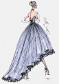 #Hayden Williams Fashion Illustrations  #Hayden Williams Haute Couture FW13 pt4