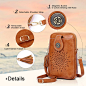 APHISON Mini Cell Phone Purse, PU Leather Small Crossbody Bags for Women, Lightweight Cute Purses with Tassel: Handbags: Amazon.com