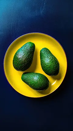 热带有机清新绿色果肉新鲜牛油果水果