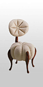 欧式volpi宫廷家具--软包布艺女儿房超可爱的南瓜椅南瓜凳子定制