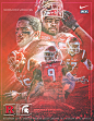 Rutgers Football Game week Graphics Pt.2 : Graphic created for the Game week of each Football Game in 2016