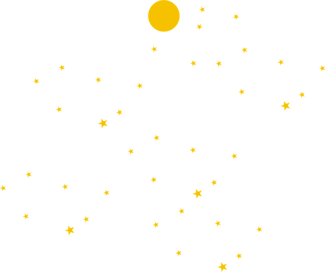 卡通可爱 星星月亮 PNG素材