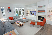现代家庭客厅电视背景墙装修效果图欣赏 #...