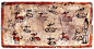 #王陵大墓# 甘肃高台县骆驼城魏晋墓壁画，现存于县博物馆。很飘逸的线条。 ​​​​