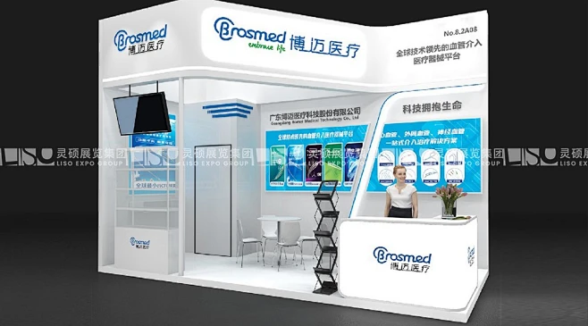博迈-CMEF国际医疗器械展展台搭建案例-花瓣网