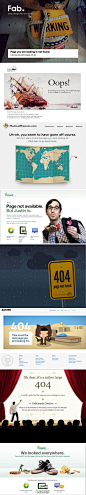 “404错误页面”设计