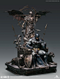 Batman Throne, chen zhe : I am very honored to participate in the production of Batman Throne at queen studios.
Special thanks to Chen YanTong for making head and hand replacement models, and Master Zhang Xiao for making dynamic adjustments of body anatom
