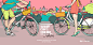 Wine Bike Piqniq posters : Event poster