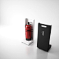 Fire-extinguisher stand FAYA by Fernando Gil Systemtronic: 