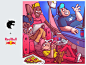 BRASILEIRINHO NA QUARENTENA design cool vector flat color character game redbull furia furiagg esports illustration thunder rockets
