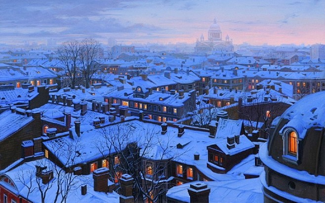 画家Evgeny Lushpin
