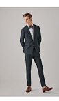 Suitup/休塔西装套装男韩版 黑色新郎婚礼礼服 晚会宴会休闲正装-tmall.com天猫