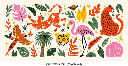 Stickers exotic trop...