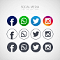 社交媒体图标logo标志矢量图素材