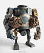 Designer Toys 酷#机械美学# 机器人 蒸汽朋克