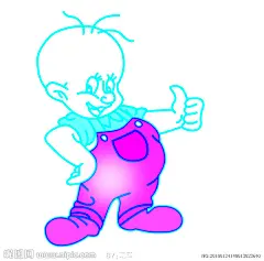 卡通   三毛
