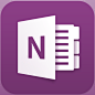 Microsoft OneNote for iPhone app icon