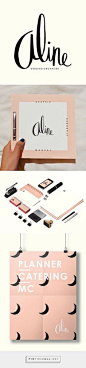 Aline Wedding Organizer Branding by Ninette Saraswati