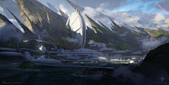 布丁VIC桑采集到科幻场景