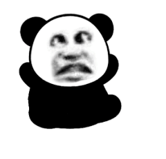 生气 超大霸屏熊猫头表情包