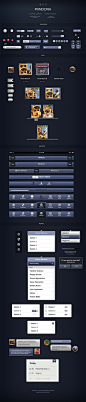 Pandora User Interface Kit for iOS Devices on the Behance Network
