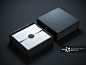 Square opened Black Box with wrapping paper and label创意图片素材 - iStock