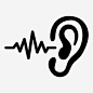 听觉信号声音图标_88ICON https://88icon.com 听觉 信号 声音 声波 音量 感官 音频