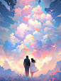 素锦纯排情侣 | Ai绘画
@叙叙叙叙白