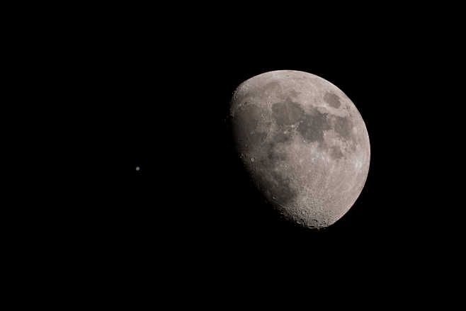 The Moon and Jupiter...