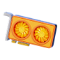 Gpu Card  3D Icon