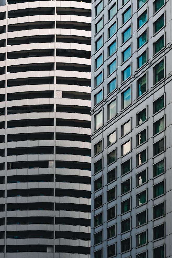 a tall building next...