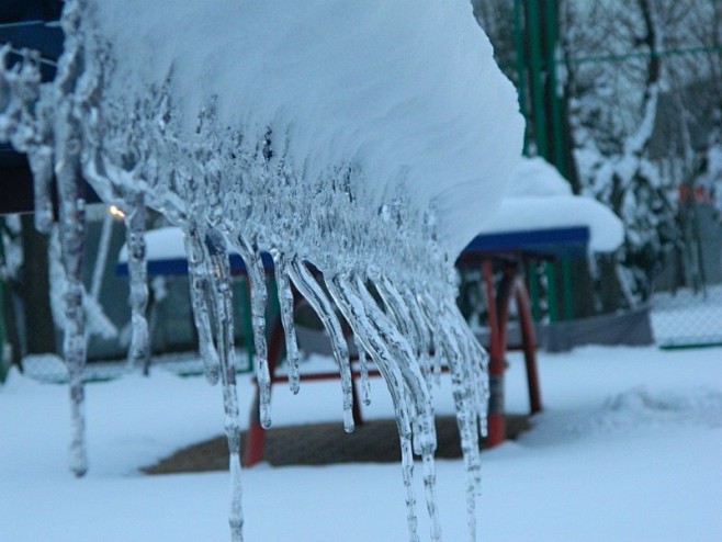 烟台雪景