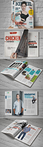 (save 35%)InDesign Magazine Template杂志书籍模板素材设计-淘宝网