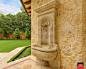 Private Residence - Mediterranean Tuscan residence recently completed. Property features travertine driveways, walks, pool ,spa and expanses of lawn and lush gardens.