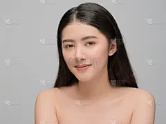 肖像,干净,彩妆,自然美,时装模特,完美,亚洲,spa美容,皮肤