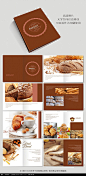 高档法式面包画册CDR素材下载_产品画册设计图片