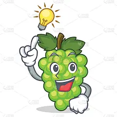 想好绿葡萄吉祥物卡通吗