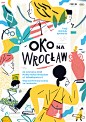 Oko na Wrocław fair | poster : A poster promoting art, fashion and food fair in Wrocław.